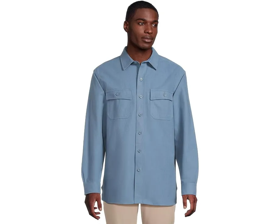 Рубашка Chamois Shirt от L.L.Bean с традиционным кроем и начесом