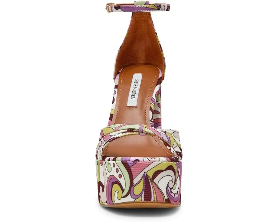 Сандалии Retro с принтом на устойчивом каблуке Steve Madden