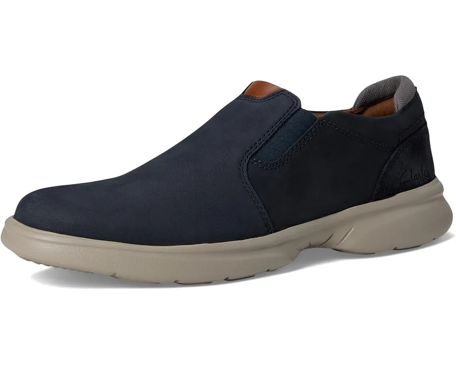 Мокасины Clarks Bradley Ease из нубука с эластичной вставкой