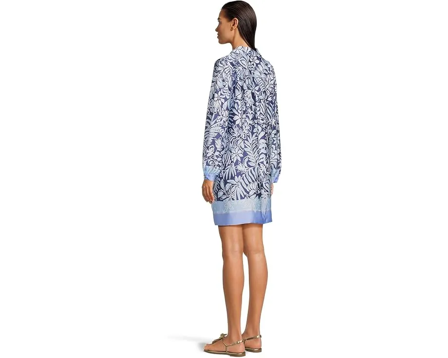 Lilly Pulitzer платье-рубашка с длинным рукавом и цветочным принтом