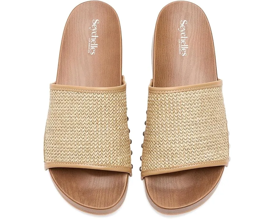 Босоножки Fantasy Raffia Seychelles на платформе с круглым носом