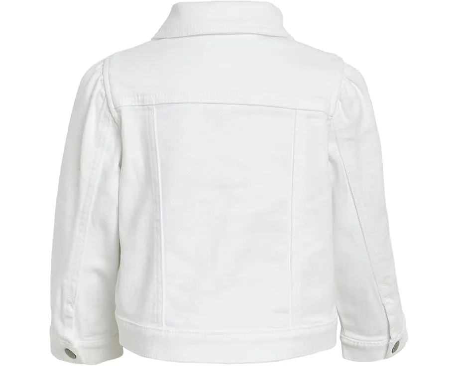 Janie and Jack Детская джинсовая куртка White Denim для малышей
