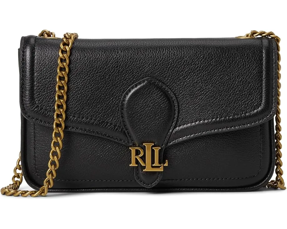 Кожаный кошелек-кроссбоди Bradley с текстурой пидин от Lauren Ralph Lauren