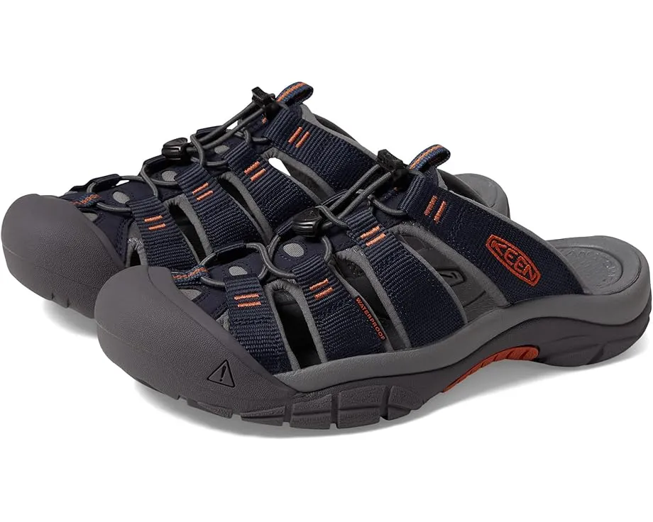 Сланцы KEEN Newport Slide с водоотталкивающим нубуком и противоскользящей подошвой