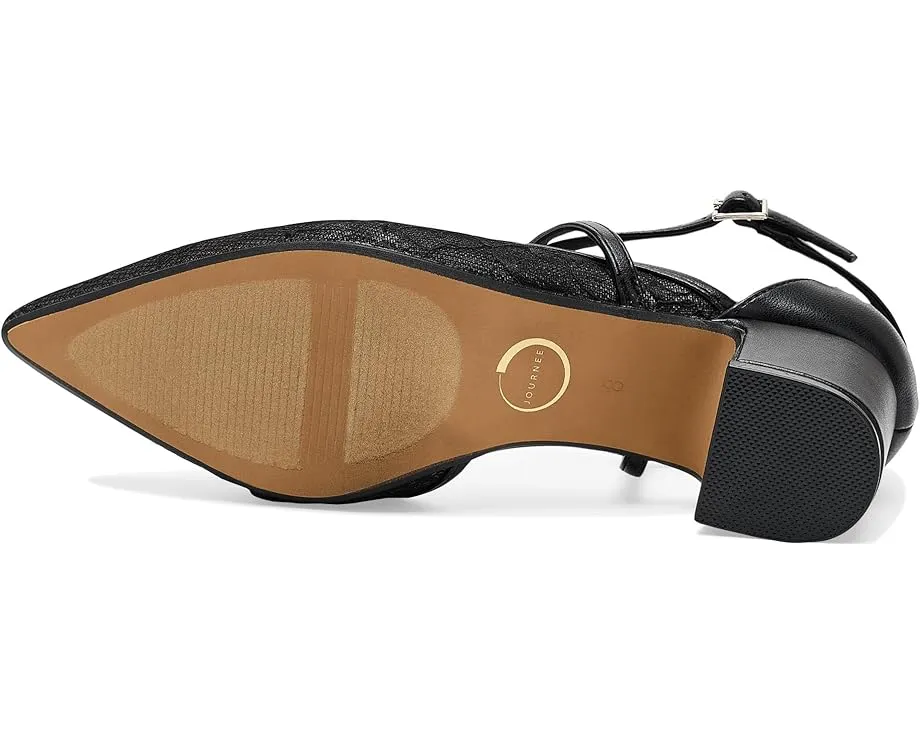 Туфли Galvinn на каблуке с острым носком и перекрещивающимися ремешками