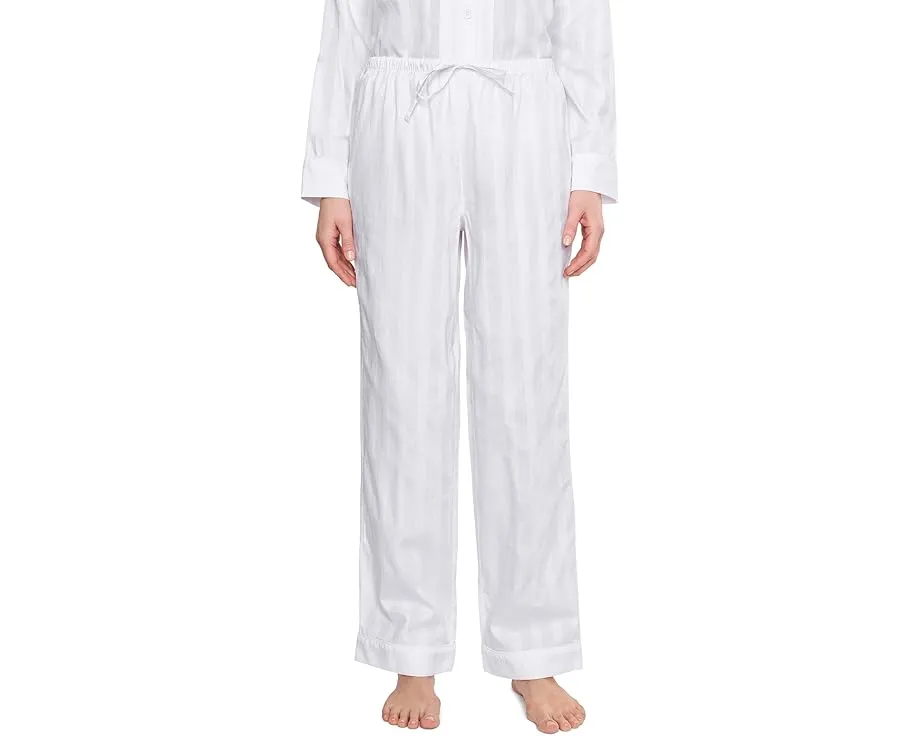 Пижамный комплект Lauren Ralph Lauren с длинным рукавом и отложным воротником