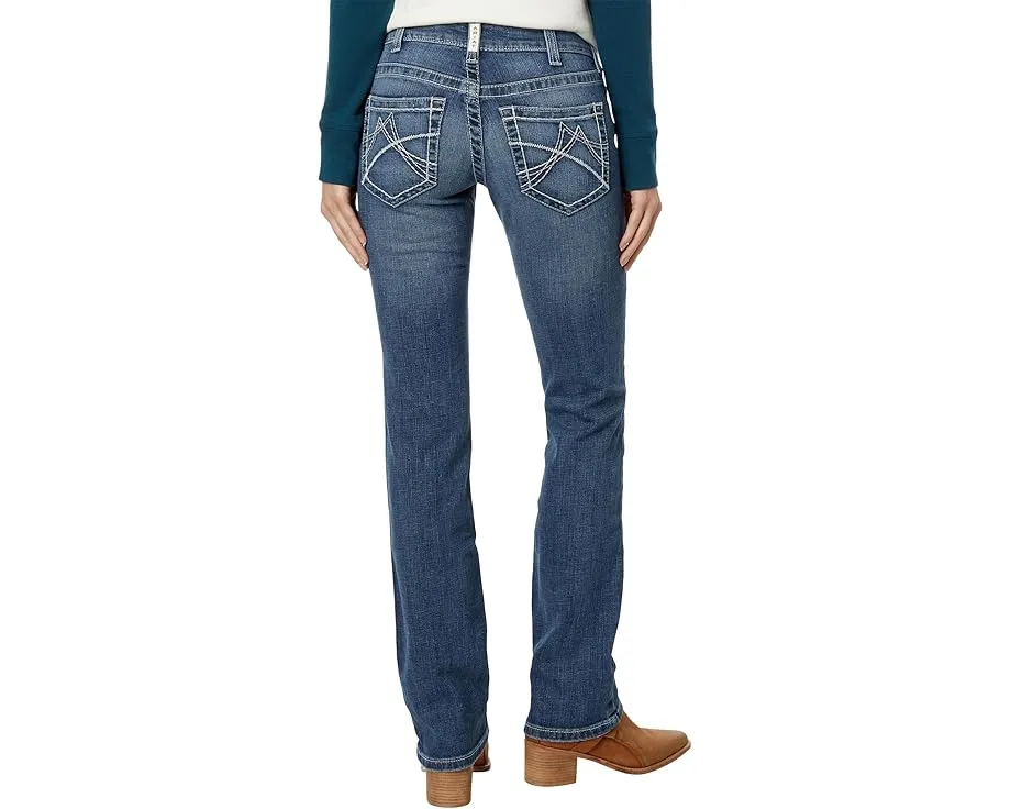 Джинсы Ariat Real Mid Rise Arrow Fit Gianna с прямыми штанинами