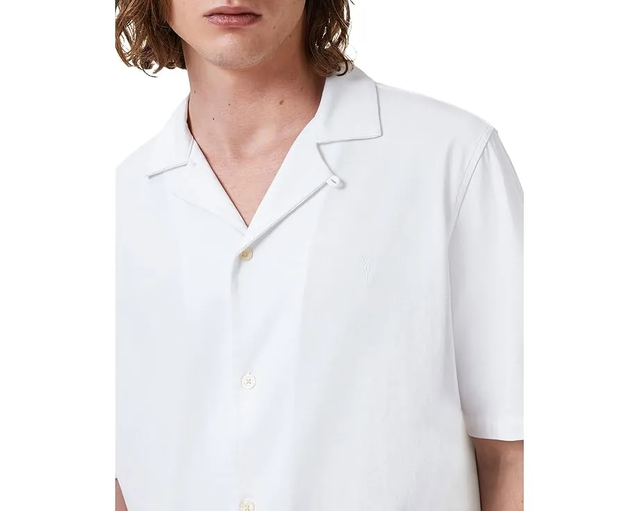 Рубашка AllSaints Hudson с коротким рукавом из органического хлопка