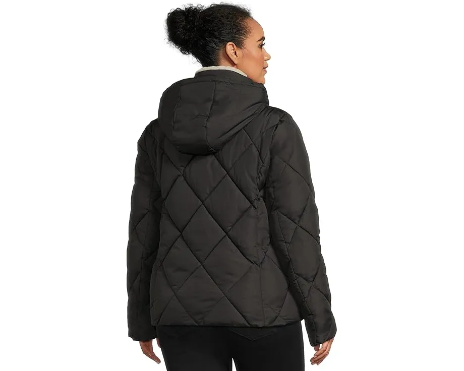 Куртка-пуховик Lauren Ralph Lauren с капюшоном и ромбовидной стежкой