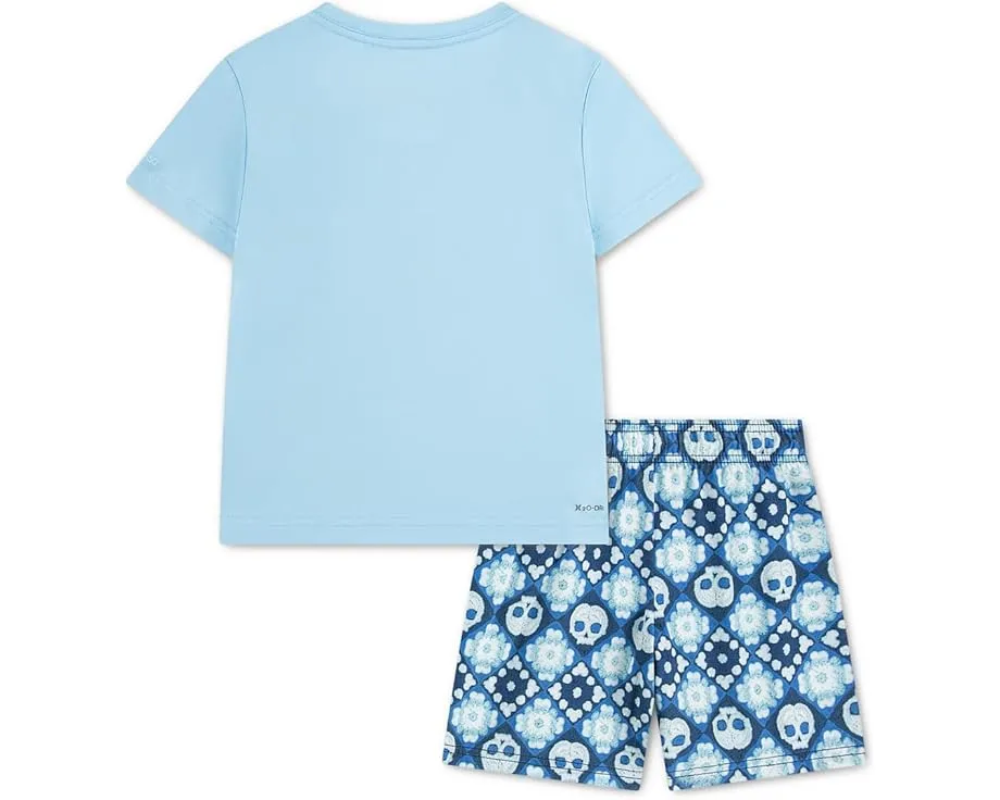 Купальный комплект Hurley Kids Crochet Skull с защитой UPF 50+