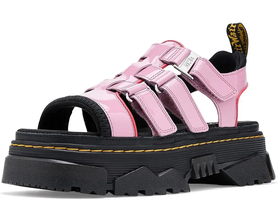 Ботинки Dr. Martens Mattison 3S с тремя регулируемыми ремнями на платформе 5 см