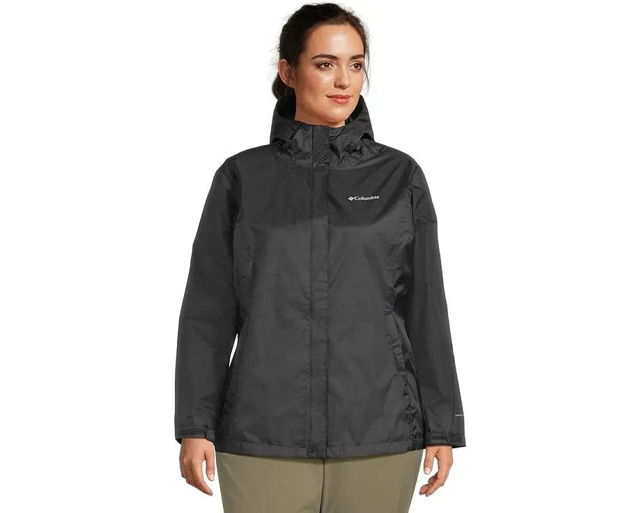 Columbia Plus Size Arcadia II упаковывающаяся водонепроницаемая куртка