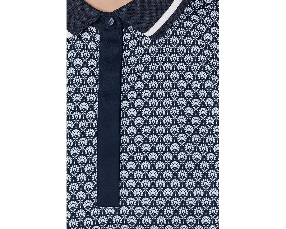 Поло Callaway Sleeveless Scarf Geo без рукавов с рельефным воротником