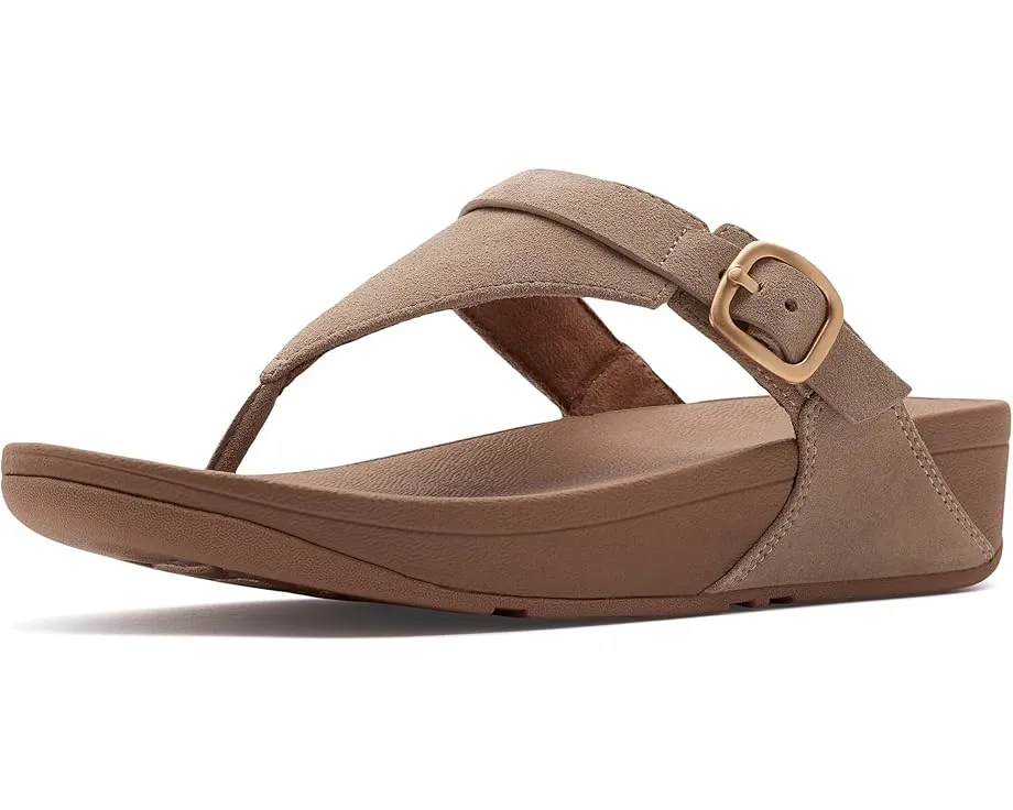 FitFlop Сандалии Lulu из замши с пряжкой и перемычкой