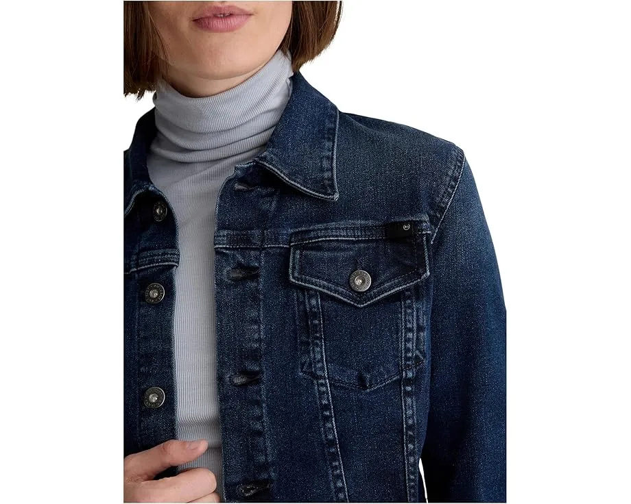 Джинсовая куртка AG Jeans Robyn Fitted с облегающим кроем