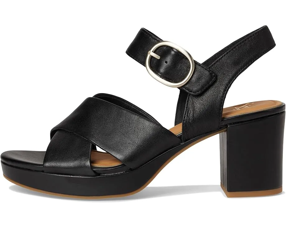 Сандалии Sofft Lizzie на платформе с перекрестными ремешками