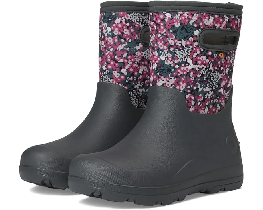 Детские сапоги Bogs Kids York Seamless с цветочным принтом и водонепроницаемой конструкцией