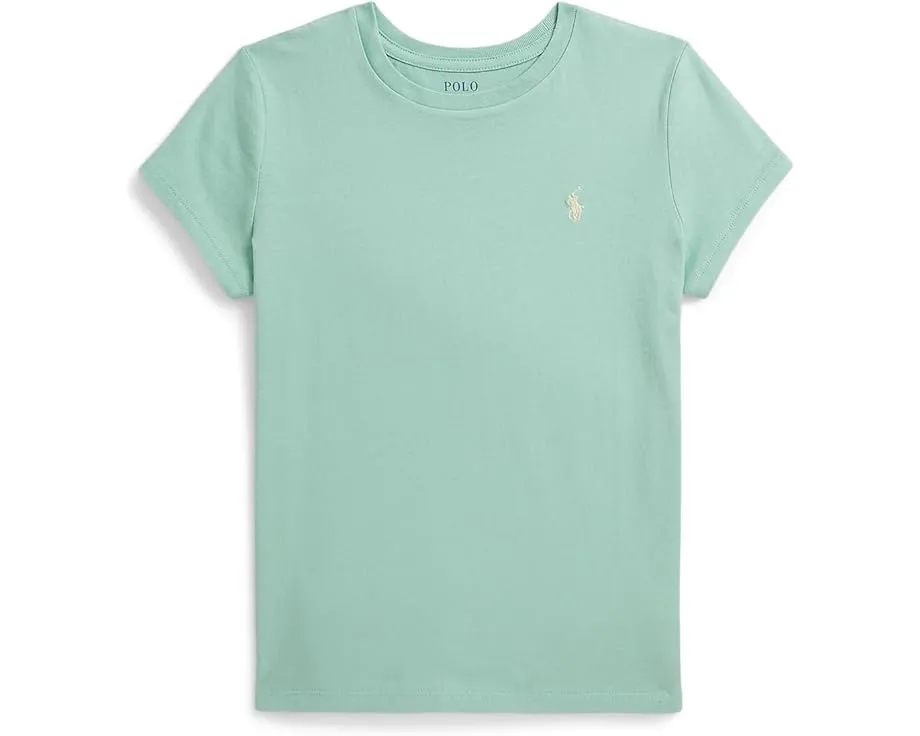Детская футболка Polo Ralph Lauren Kids Cotton Jersey Crewneck с вышитым пони