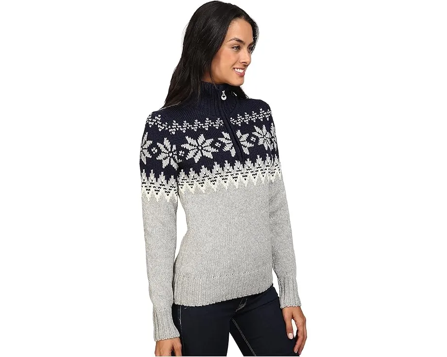 Свитер Dale of Norway Myking из воздушной мериносовой шерсти с полузастежкой