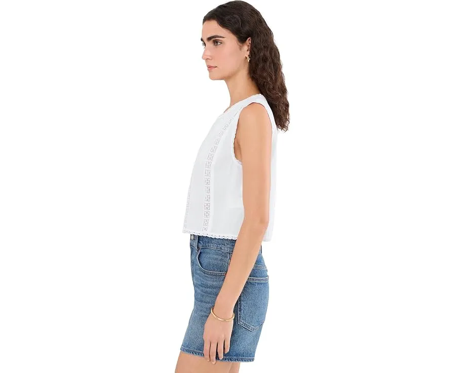 Топ Alana Madewell с кружевной шнуровкой хлопковый