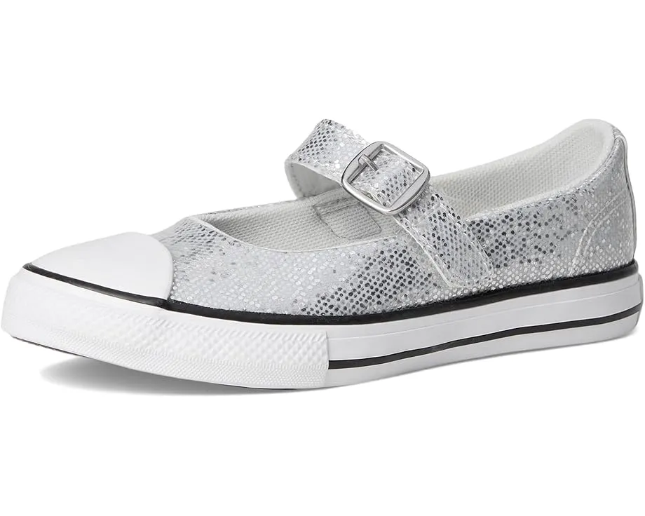 Converse Kids туфли Mary Jane Chuck Taylor All Star Dainty с блестками и пряжкой