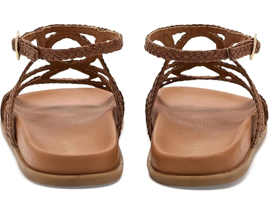 Сандалии Sweet Emotion с плетеными ремешками и регулируемой застежкой