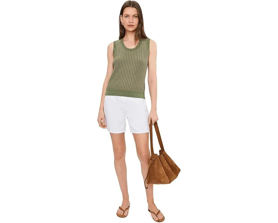 Varley топ Aldcroft Stitch Knit Tank трикотажный зеленый