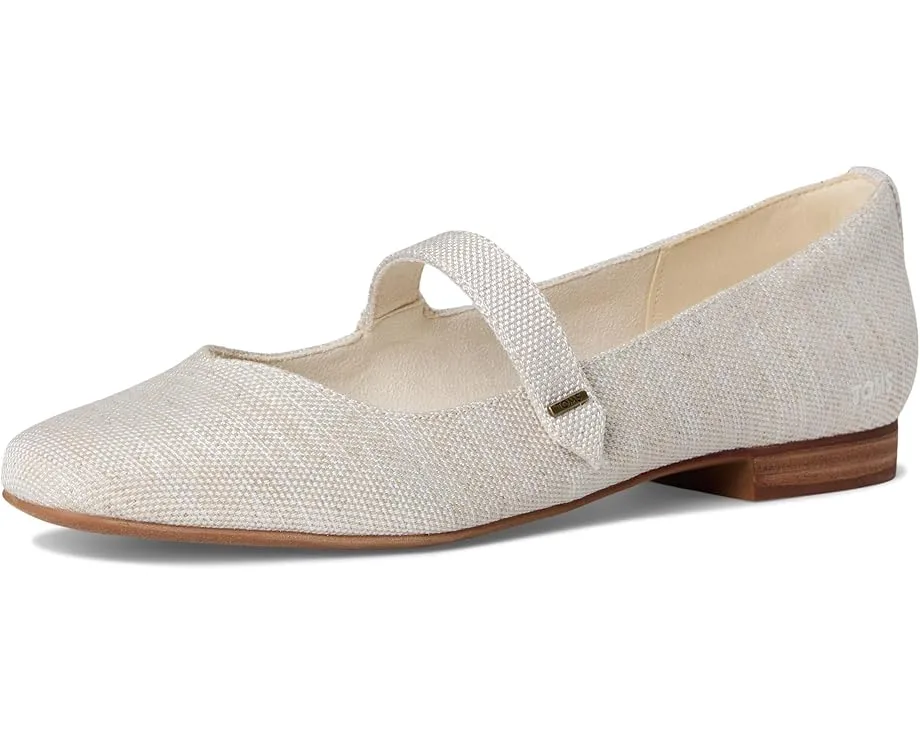 Туфли-лодочки TOMS Bianca из замши с квадратным носком и ремешком