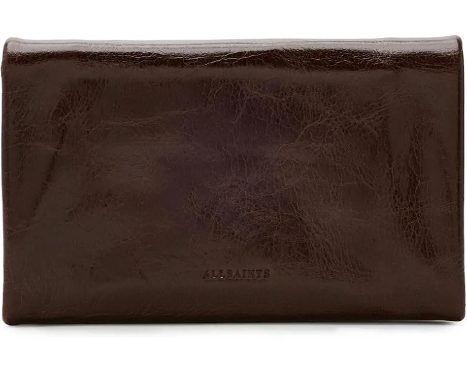 Кошелек AllSaints Harluna из мягкой кожи со множеством слотов