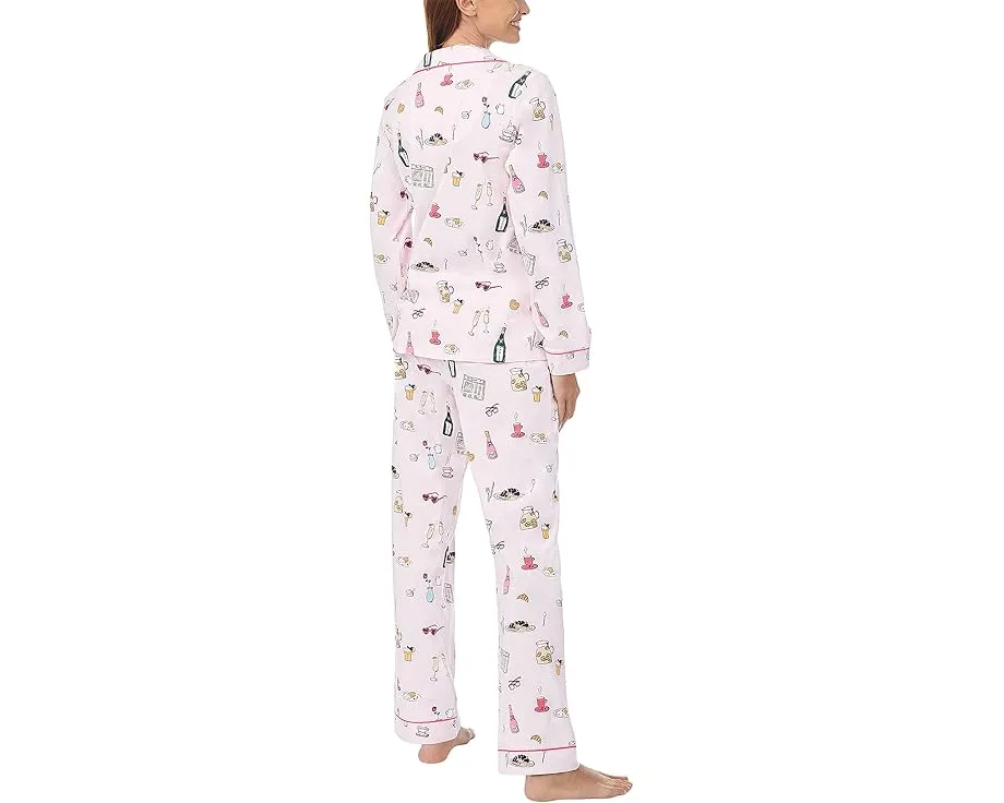 Пижамный комплект Bedhead PJs из органического хлопка с длинным рукавом