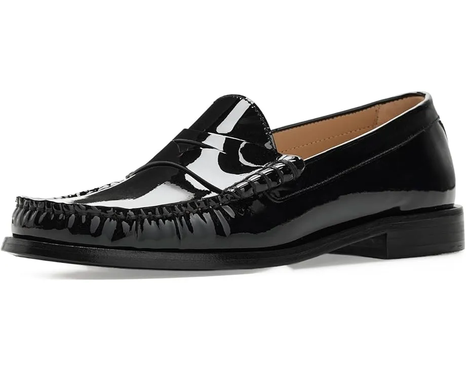 Stuart Weitzman лоферы Lottie из премиальной кожи с круглым носком