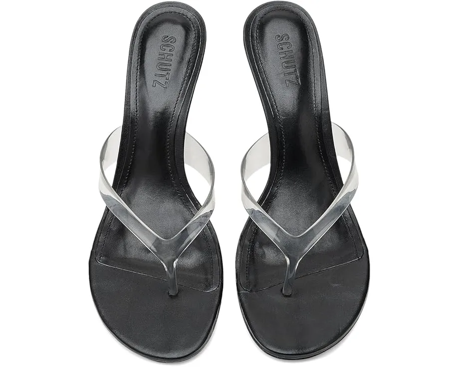 Schutz Roslyn босоножки на шпильке с прозрачными ПВХ лямками