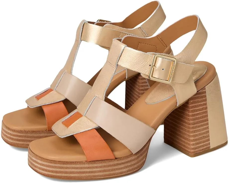 Босоножки Kork-Ease Macey с комбинированным каблуком и квадратным носком