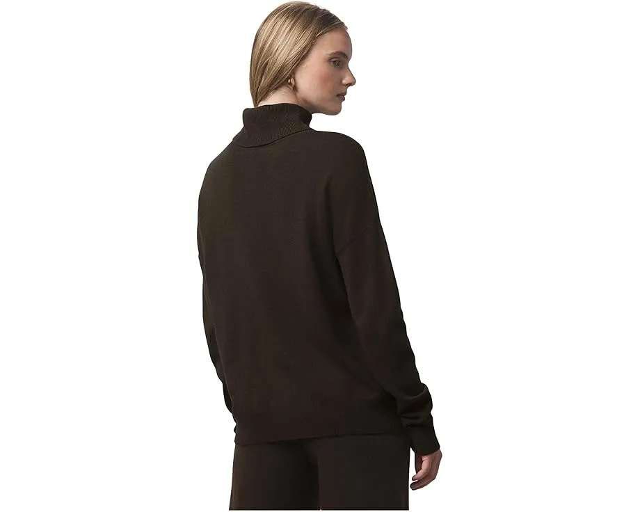 Кашемировый свитер-водолазка Tori с расслабленным кроем и ребристой отделкой Splendid