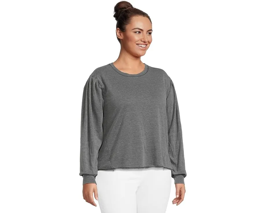 Свитшот Mod-o-doc с длинными плиссированными рукавами и резинками на манжетах