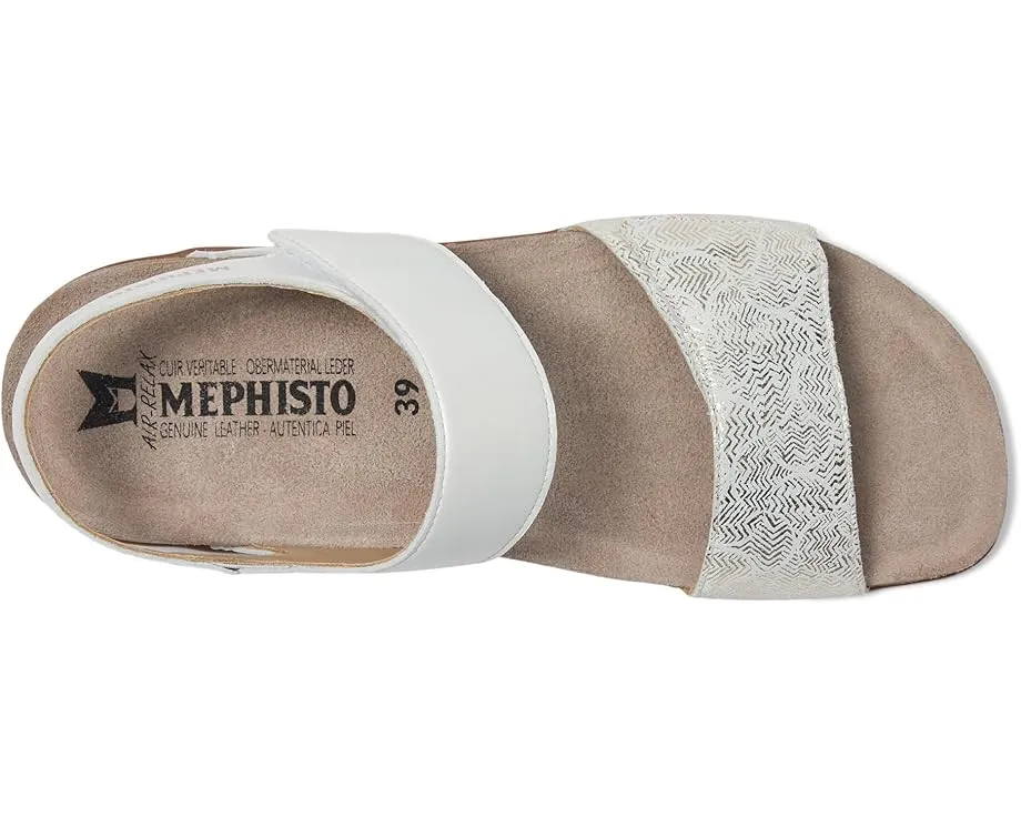 Сандалии Mephisto Agave из нубука с анатомической стелькой Air Relax и каблуком 1 дюйм (2.54 см)