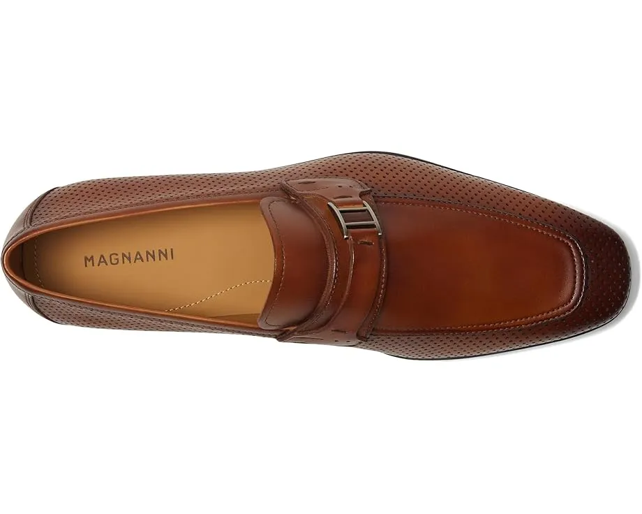 Magnanni Salas туфли с перфорацией и квадратным носком на устойчивом каблуке