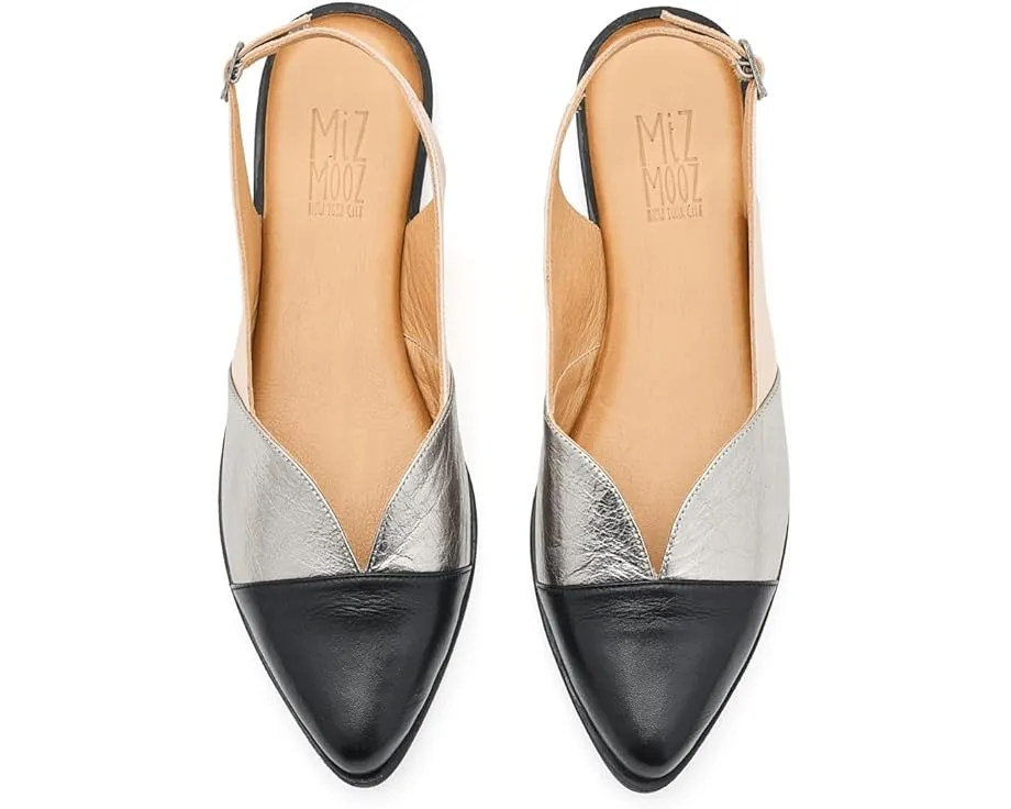 Туфли Miz Mooz Florie Sling Back Flats с заостренным носком и регулируемой пряжкой