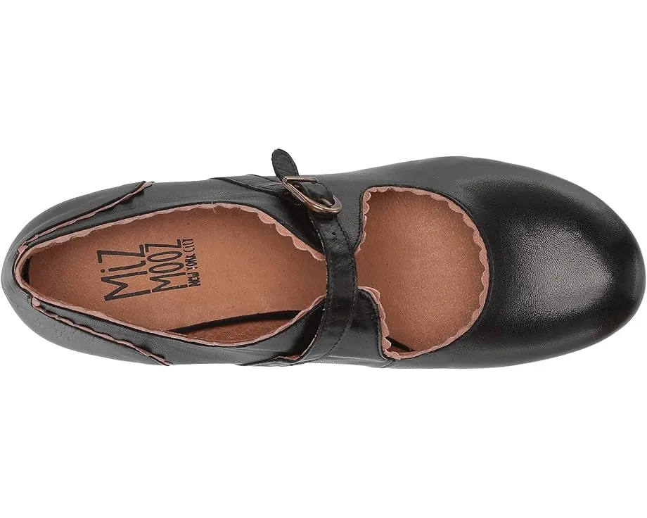 Туфли-лодочки Miz Mooz Francine с фигурным краем и регулируемой пряжкой