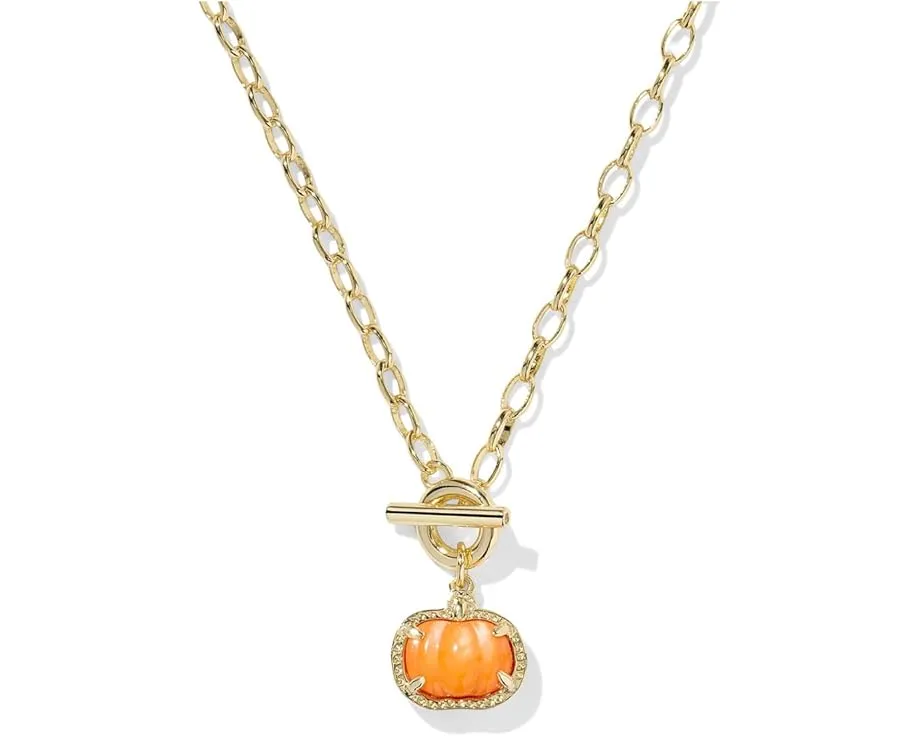 Ожерелье Kendra Scott Pumpkin Link And Chain с застежкой-переключателем