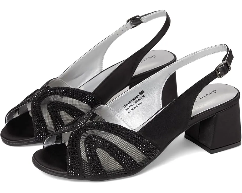 Элегантные туфли Desire от David Tate с перекрестным ремешком и резиновой подошвой