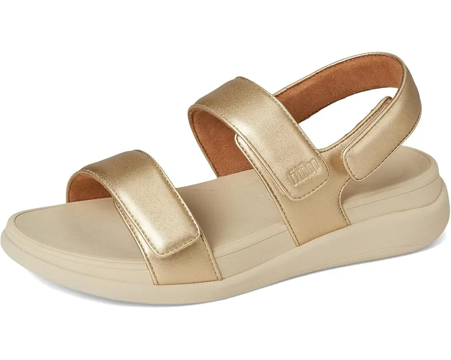 Сандалии FitFlop F-Mode Go Adjustable Flatform с регулируемыми ремешками и технологией Microwobbleboard