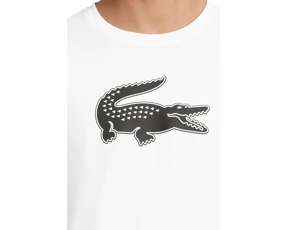 Футболка Lacoste с логотипом крокодила на груди