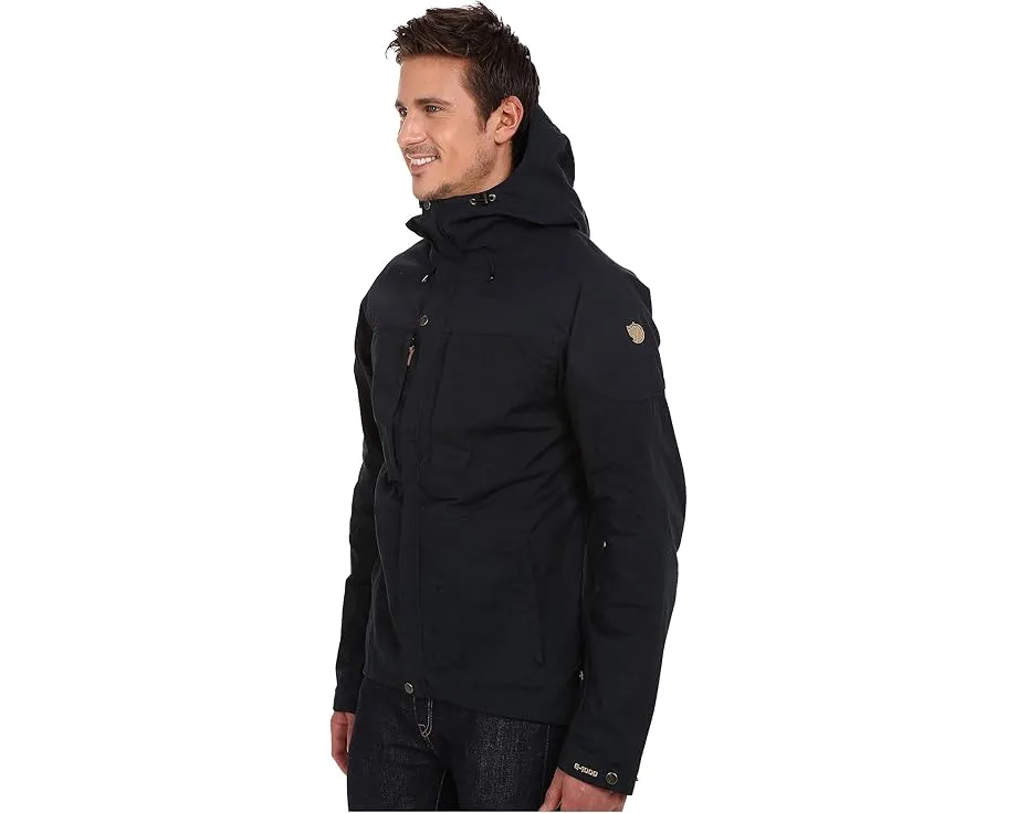 Куртка Fjällräven Skogsö из ткани G-1000 с капюшоном и кожаными деталями