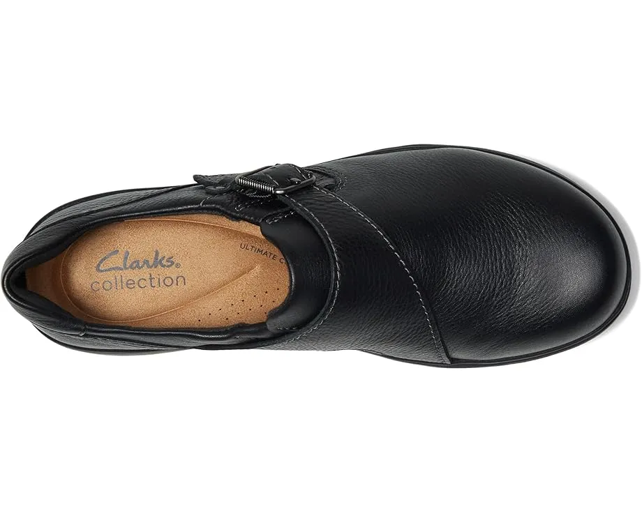 Туфли Clarks Carleigh Jazz с круглым носком и пряжкой на ремешке