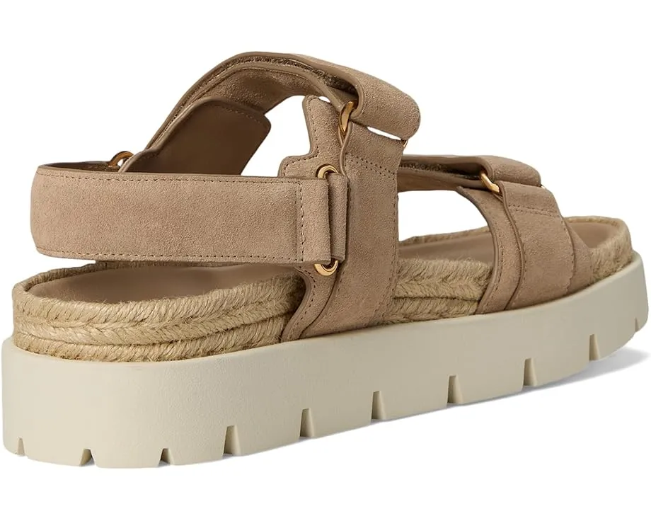 Сандалии Tory Burch Kira Rope Sport Sandal с ремешками на липучке и кожаной стелькой