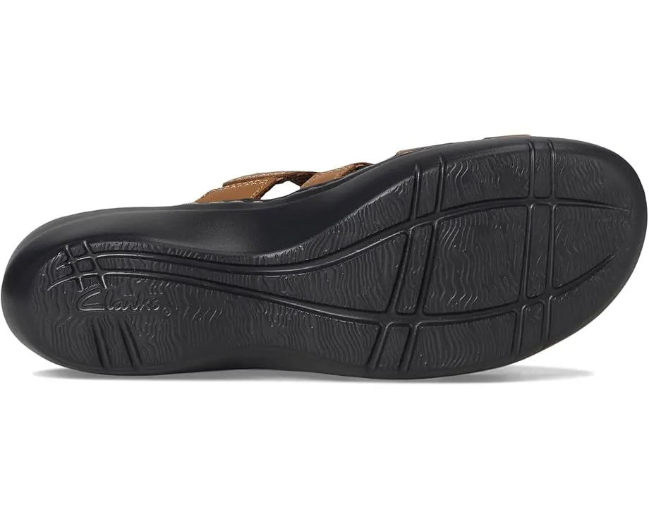 Сандалии Clarks Merliah 2 Cove на клиновидной подошве с застежками на липучках