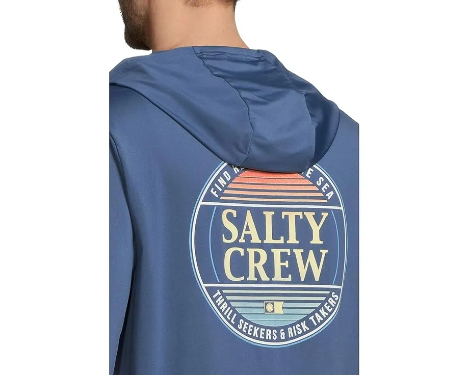 Солнцезащитная толстовка Salty Crew Simple Fade с капюшоном и UPF 50+