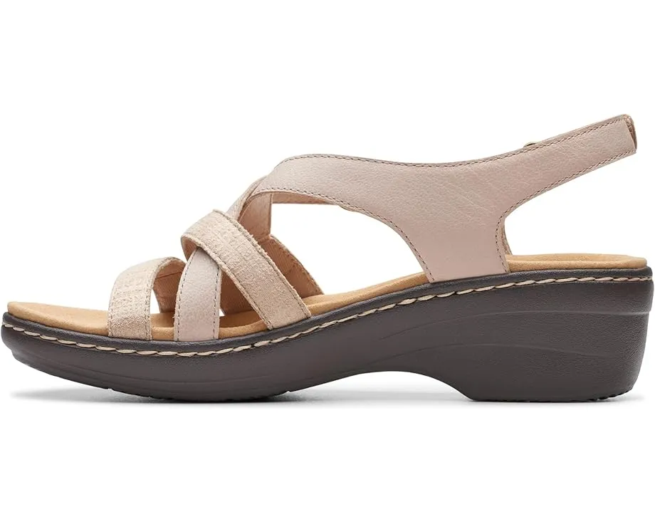 Классические босоножки Clarks Merliah Bonita на танкетке с ремешками