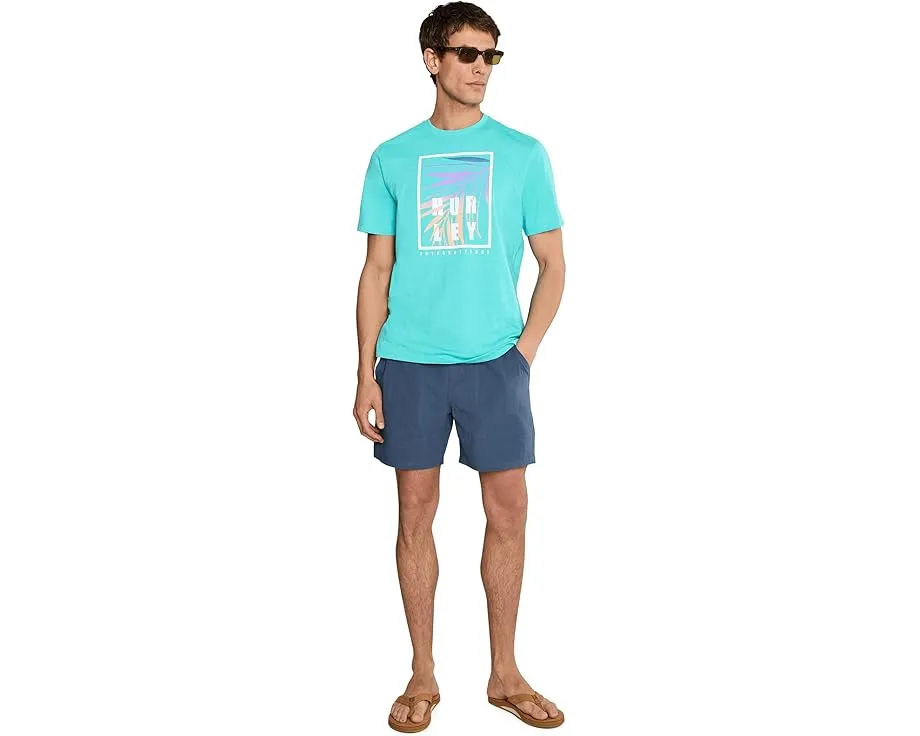 Hurley Window Tropics Футболка с коротким рукавом и тропическим принтом